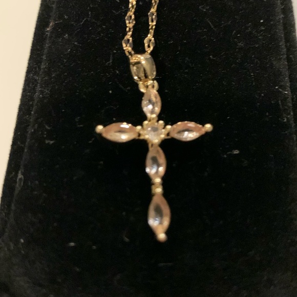 Swarovski Crystals Cross and Chain